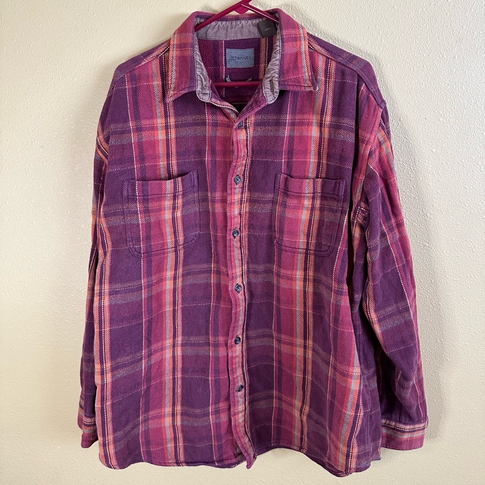St John’s Bay XLT Vintage Flannel Workshirt Shacket